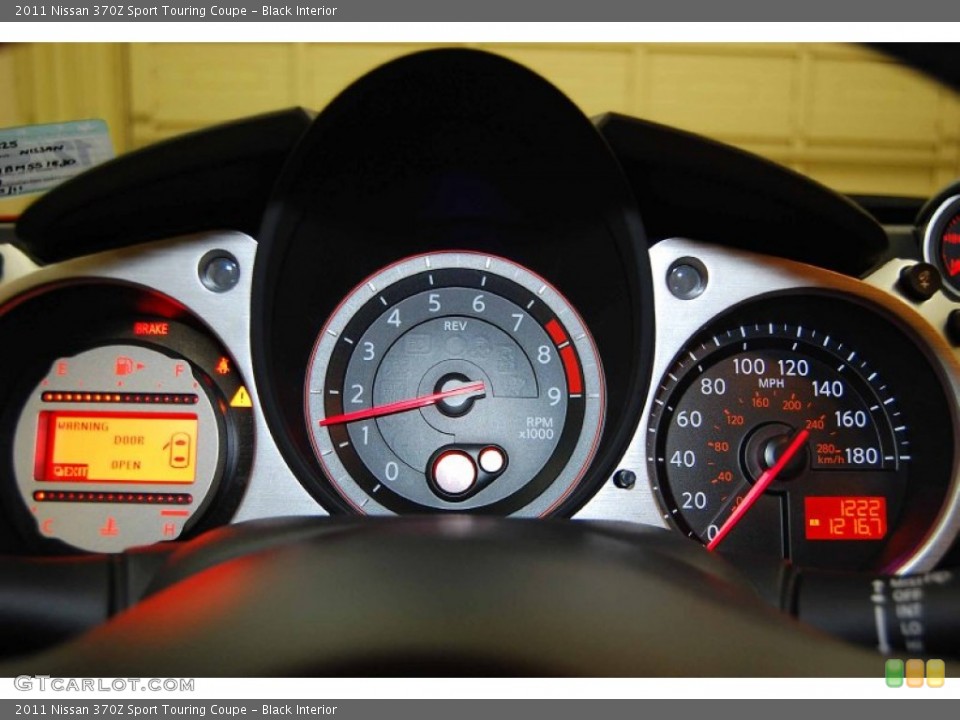 Black Interior Gauges for the 2011 Nissan 370Z Sport Touring Coupe #72060693
