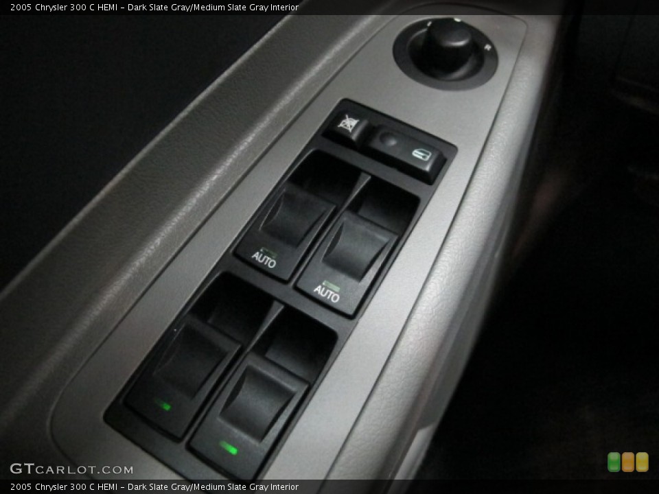 Dark Slate Gray/Medium Slate Gray Interior Controls for the 2005 Chrysler 300 C HEMI #72061132