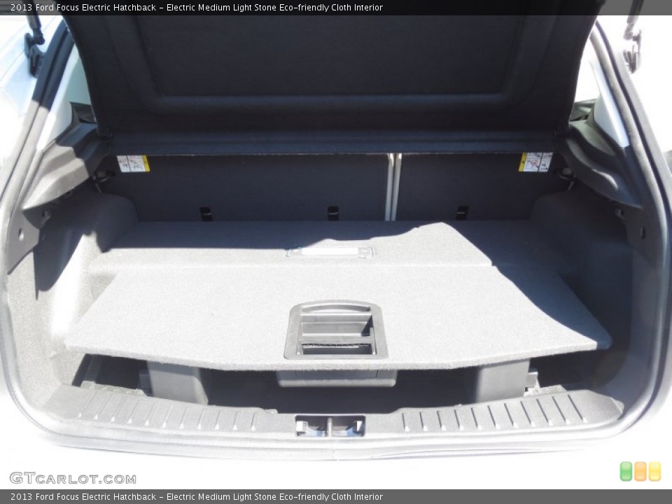 Electric Medium Light Stone Eco-friendly Cloth Interior Trunk for the 2013 Ford Focus Electric Hatchback #72062292