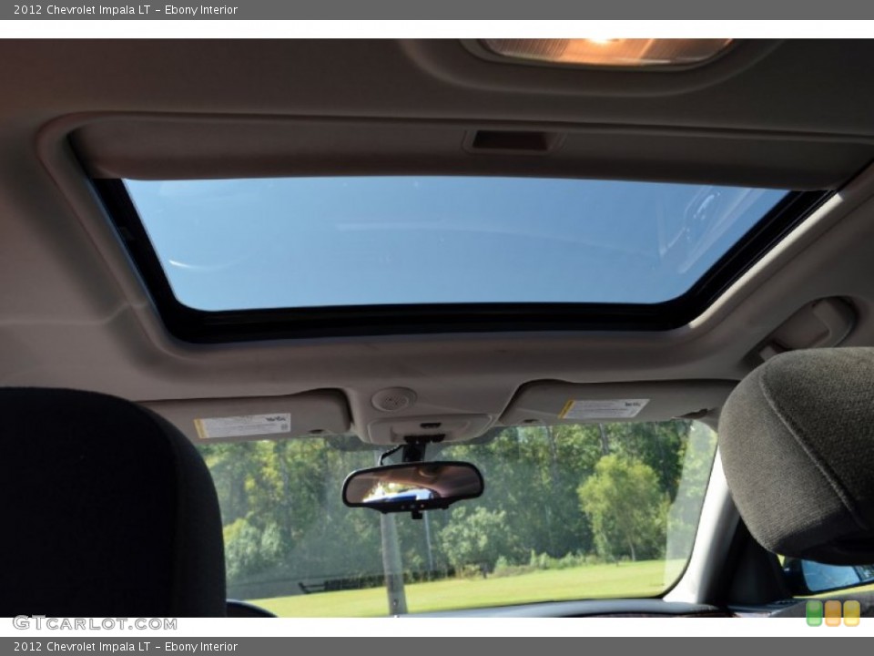Ebony Interior Sunroof for the 2012 Chevrolet Impala LT #72062679