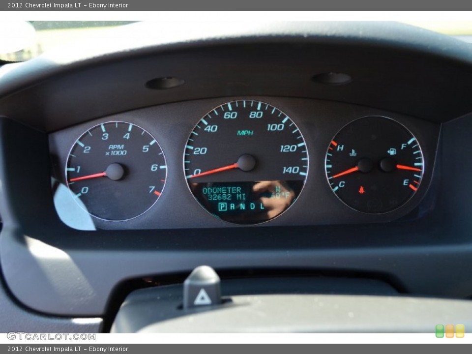 Ebony Interior Gauges for the 2012 Chevrolet Impala LT #72062860