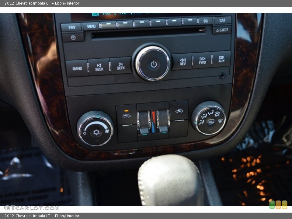 Ebony Interior Controls for the 2012 Chevrolet Impala LT #72062989