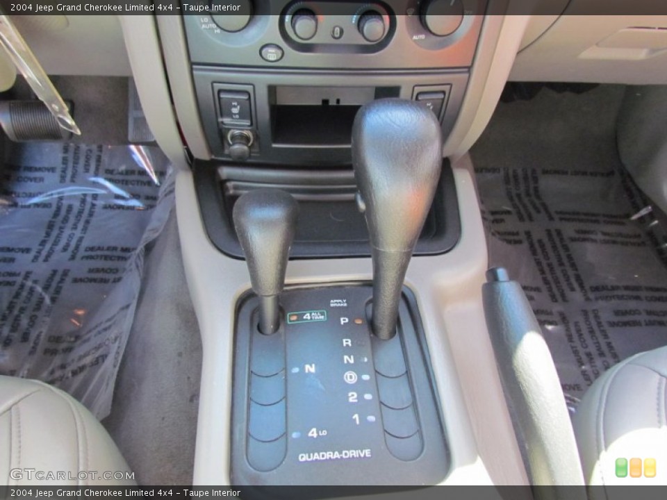 Taupe Interior Transmission for the 2004 Jeep Grand Cherokee Limited 4x4 #72063874