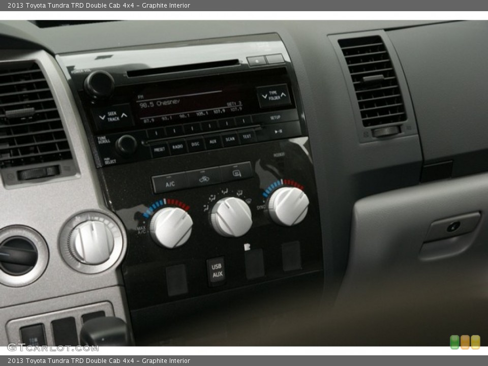 Graphite Interior Controls for the 2013 Toyota Tundra TRD Double Cab 4x4 #72068146