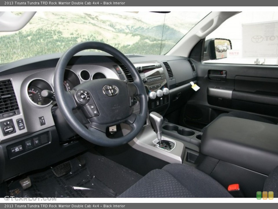 Black Interior Prime Interior for the 2013 Toyota Tundra TRD Rock Warrior Double Cab 4x4 #72068410