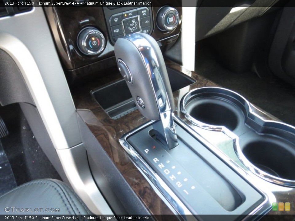 Platinum Unique Black Leather Interior Transmission for the 2013 Ford F150 Platinum SuperCrew 4x4 #72068462