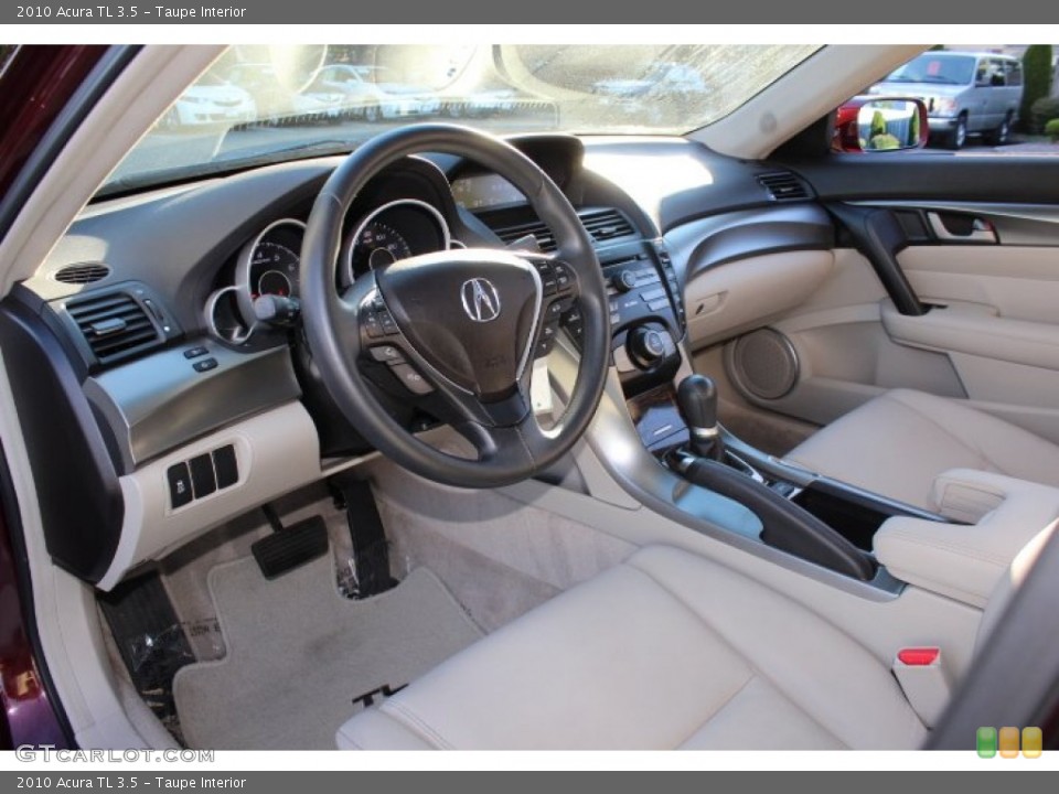 Taupe Interior Prime Interior for the 2010 Acura TL 3.5 #72071464