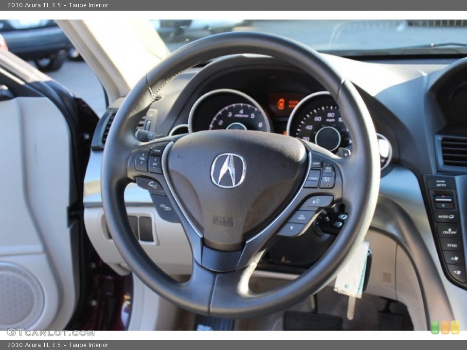 Taupe Interior Steering Wheel for the 2010 Acura TL 3.5 #72071605