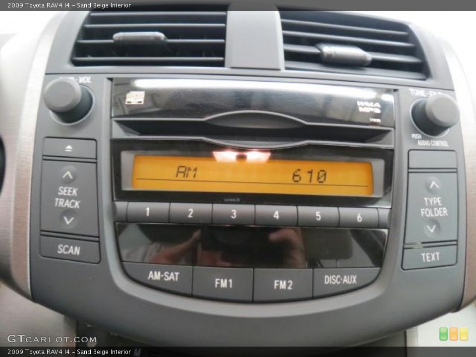 Sand Beige Interior Audio System for the 2009 Toyota RAV4 I4 #72073072