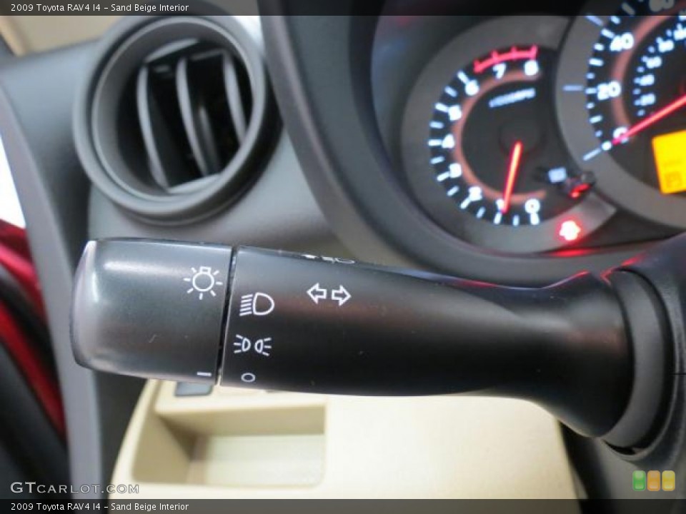 Sand Beige Interior Controls for the 2009 Toyota RAV4 I4 #72073220