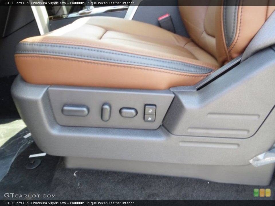 Platinum Unique Pecan Leather Interior Controls for the 2013 Ford F150 Platinum SuperCrew #72073585