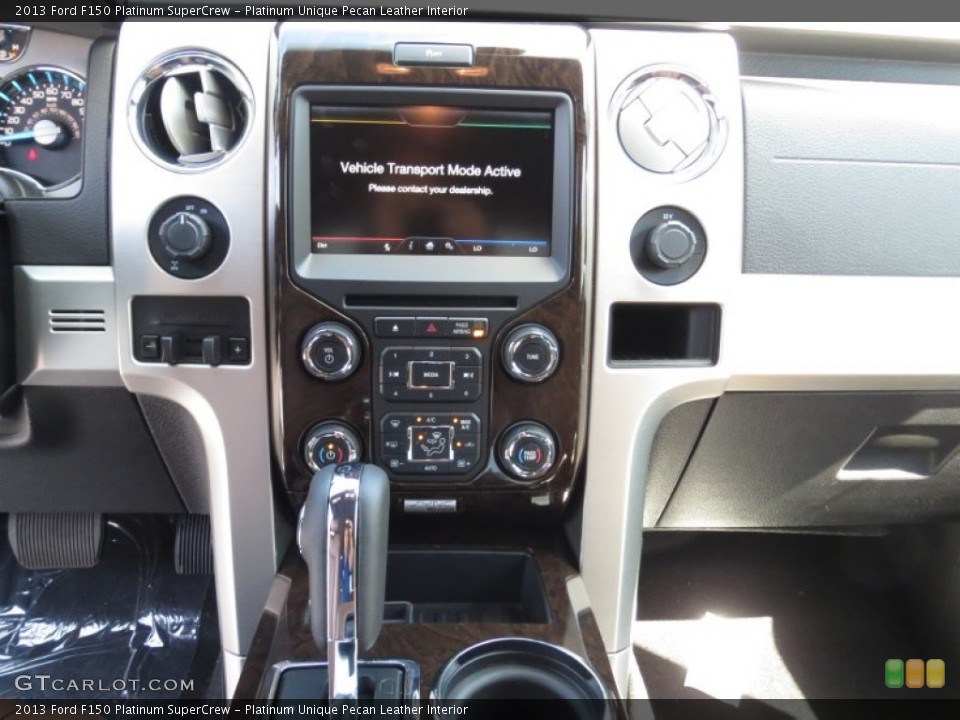 Platinum Unique Pecan Leather Interior Controls for the 2013 Ford F150 Platinum SuperCrew #72073653