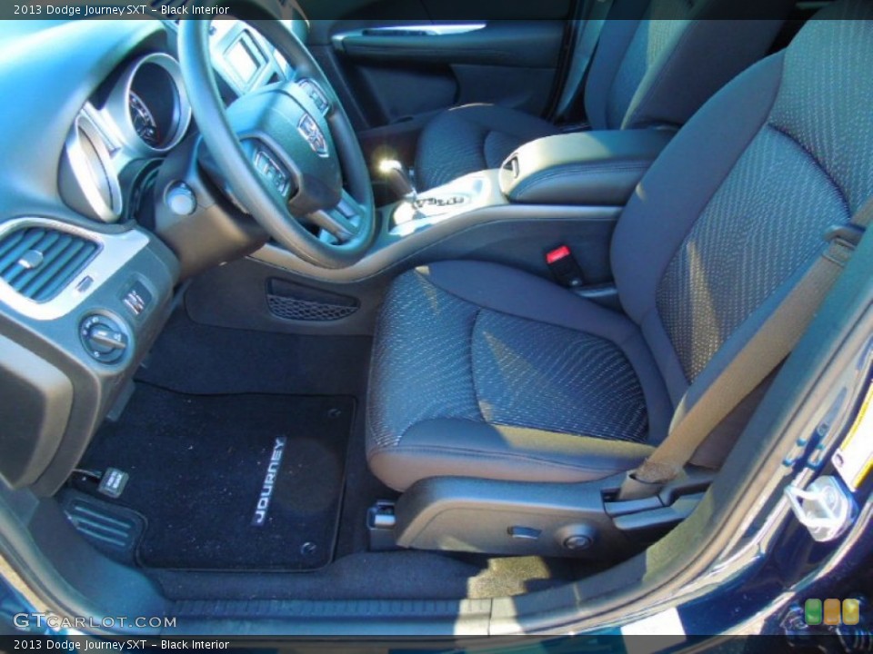 Black Interior Front Seat for the 2013 Dodge Journey SXT #72073704
