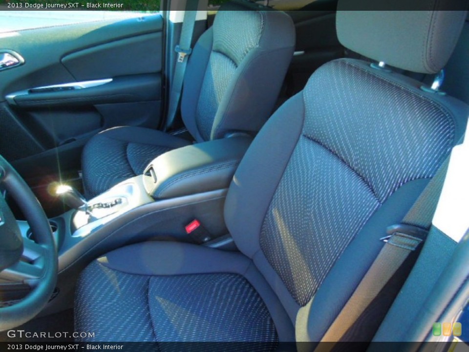 Black Interior Front Seat for the 2013 Dodge Journey SXT #72073729