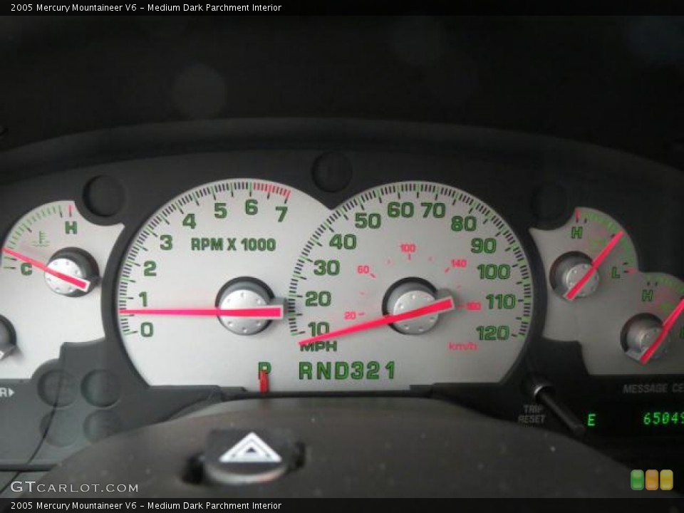 Medium Dark Parchment Interior Gauges for the 2005 Mercury Mountaineer V6 #72073744