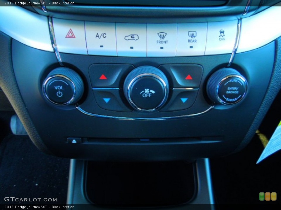 Black Interior Controls for the 2013 Dodge Journey SXT #72073826