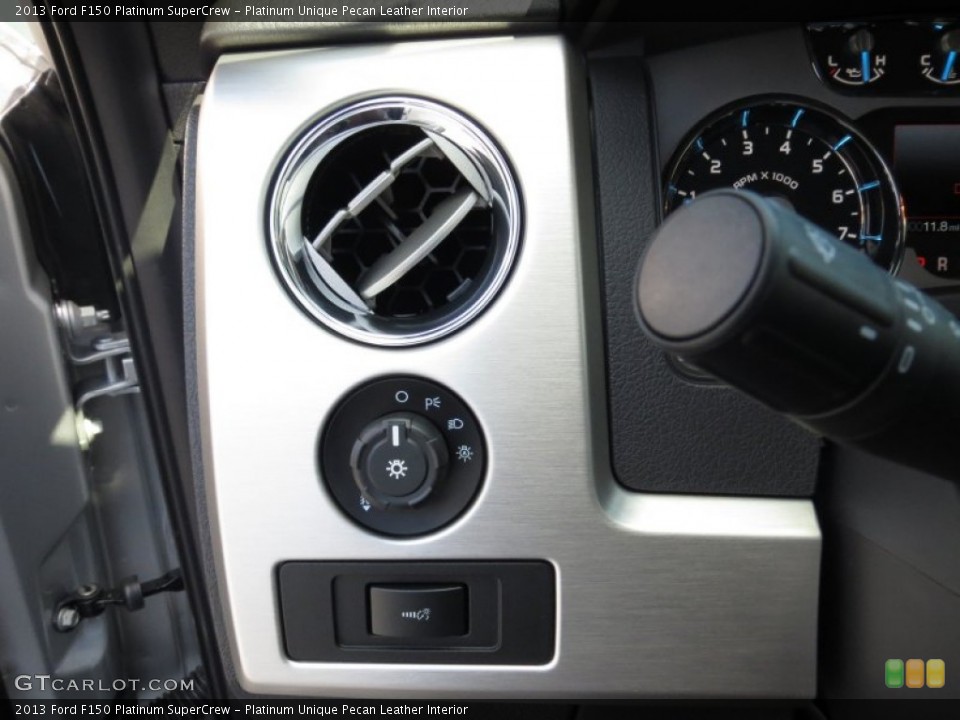 Platinum Unique Pecan Leather Interior Controls for the 2013 Ford F150 Platinum SuperCrew #72073837