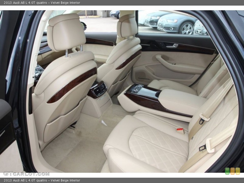 Velvet Beige Interior Photo for the 2013 Audi A8 L 4.0T quattro #72074578
