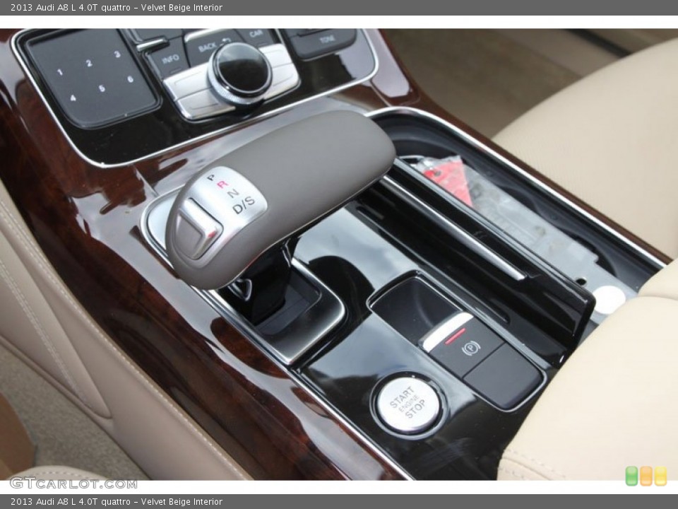 Velvet Beige Interior Transmission for the 2013 Audi A8 L 4.0T quattro #72074740