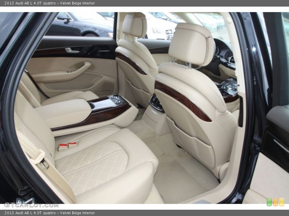 Velvet Beige Interior Photo for the 2013 Audi A8 L 4.0T quattro #72074828