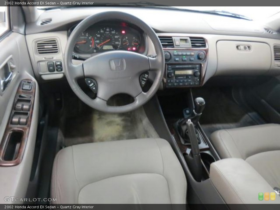 Quartz Gray Interior Prime Interior for the 2002 Honda Accord EX Sedan #72074842
