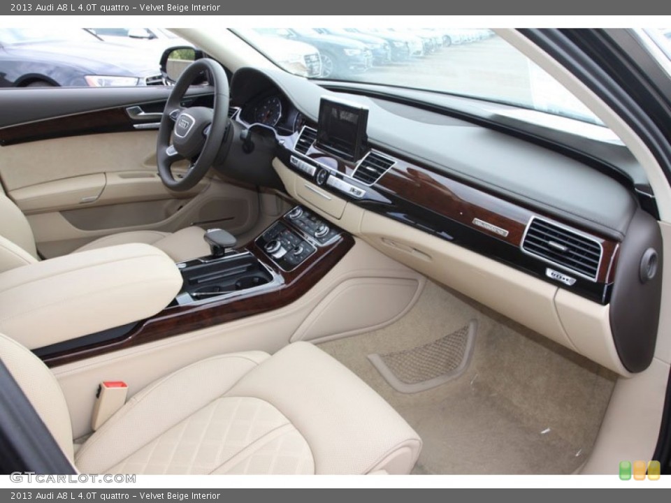 Velvet Beige Interior Photo for the 2013 Audi A8 L 4.0T quattro #72074881