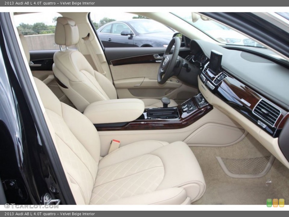 Velvet Beige Interior Photo for the 2013 Audi A8 L 4.0T quattro #72074917