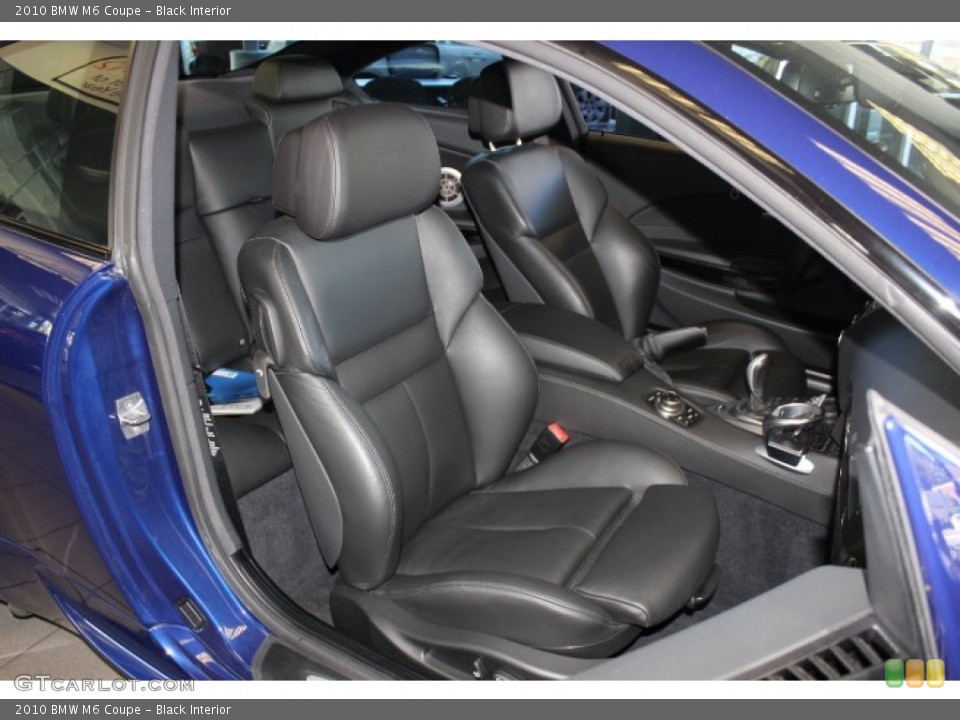 Black Interior Front Seat for the 2010 BMW M6 Coupe #72077965