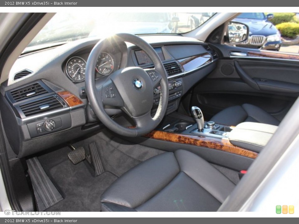 Black Interior Prime Interior for the 2012 BMW X5 xDrive35i #72078280