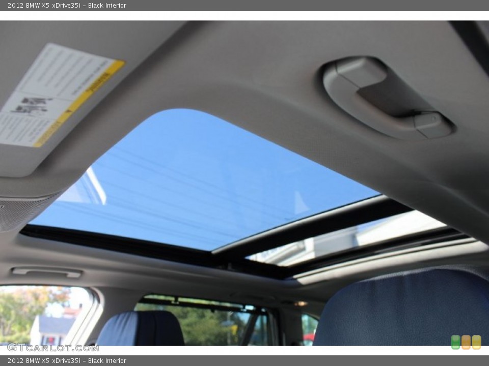 Black Interior Sunroof for the 2012 BMW X5 xDrive35i #72078487