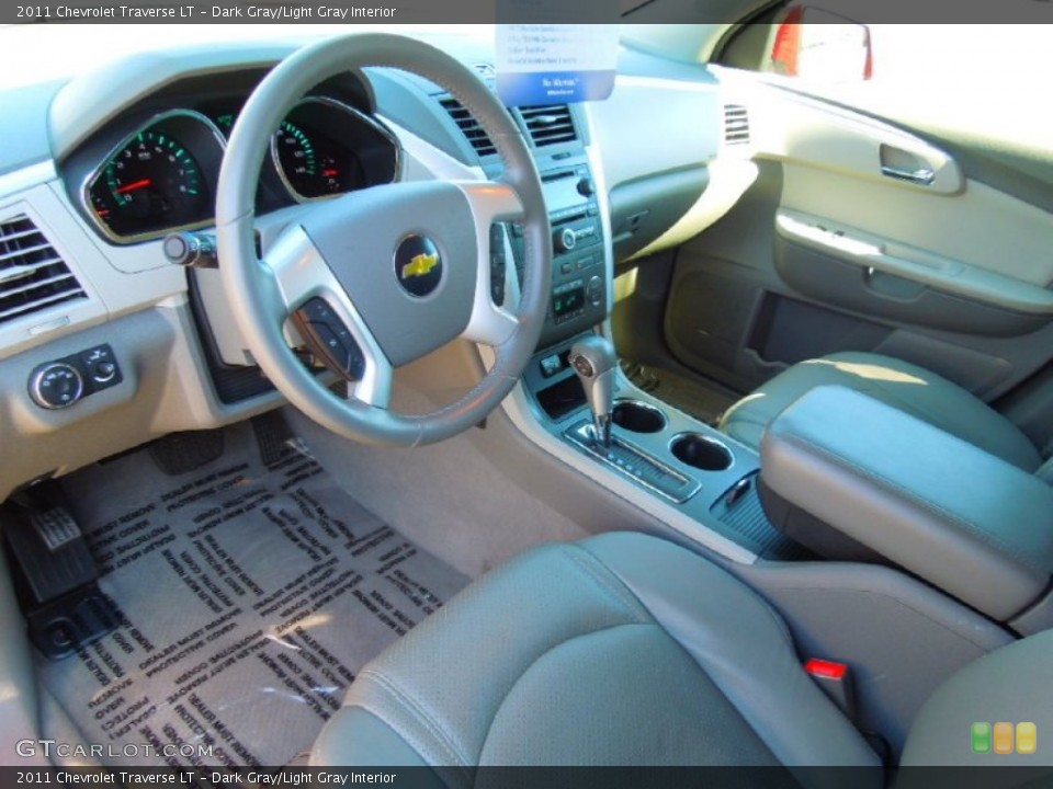 Dark Gray/Light Gray Interior Prime Interior for the 2011 Chevrolet Traverse LT #72082792