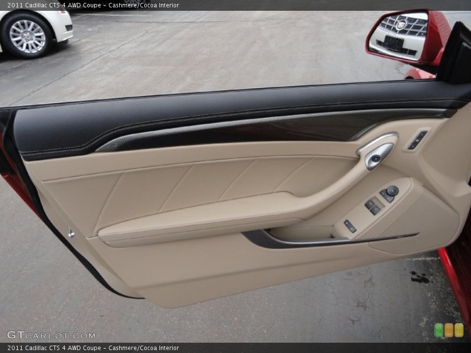 Cashmere/Cocoa Interior Door Panel for the 2011 Cadillac CTS 4 AWD Coupe #72083038