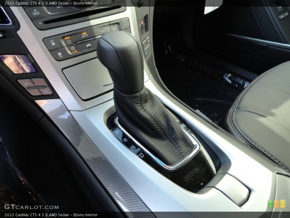 Ebony Interior Transmission for the 2013 Cadillac CTS 4 3.0 AWD Sedan #72084442