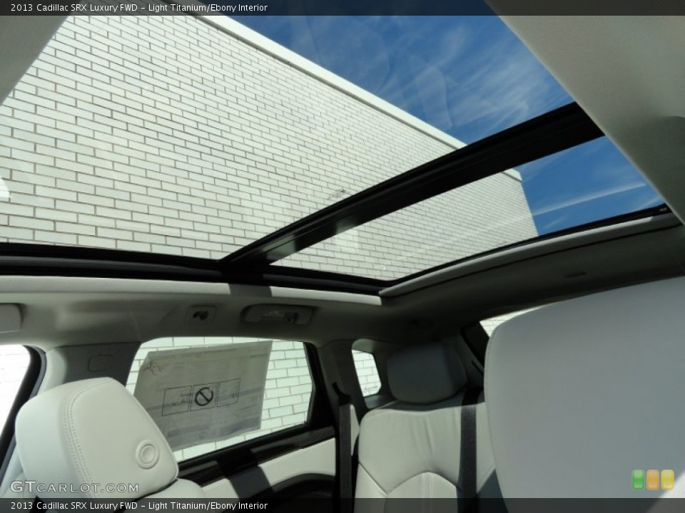 Light Titanium/Ebony Interior Sunroof for the 2013 Cadillac SRX Luxury FWD #72084799