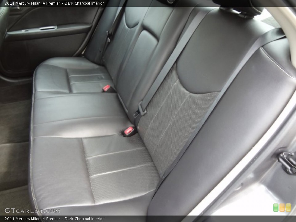 Dark Charcoal Interior Rear Seat for the 2011 Mercury Milan I4 Premier #72087811