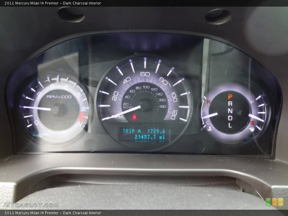 Dark Charcoal Interior Gauges for the 2011 Mercury Milan I4 Premier #72087946