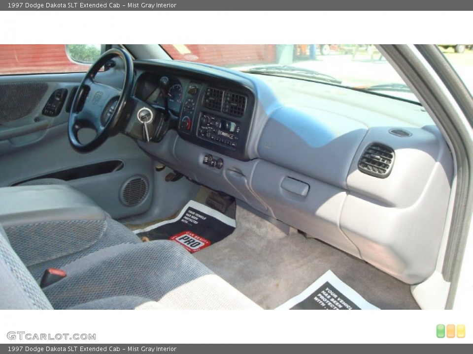 Mist Gray Interior Dashboard for the 1997 Dodge Dakota SLT Extended Cab #72088966