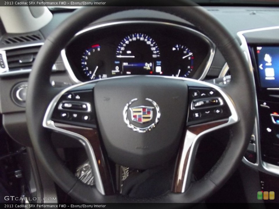 Ebony/Ebony Interior Steering Wheel for the 2013 Cadillac SRX Performance FWD #72090001