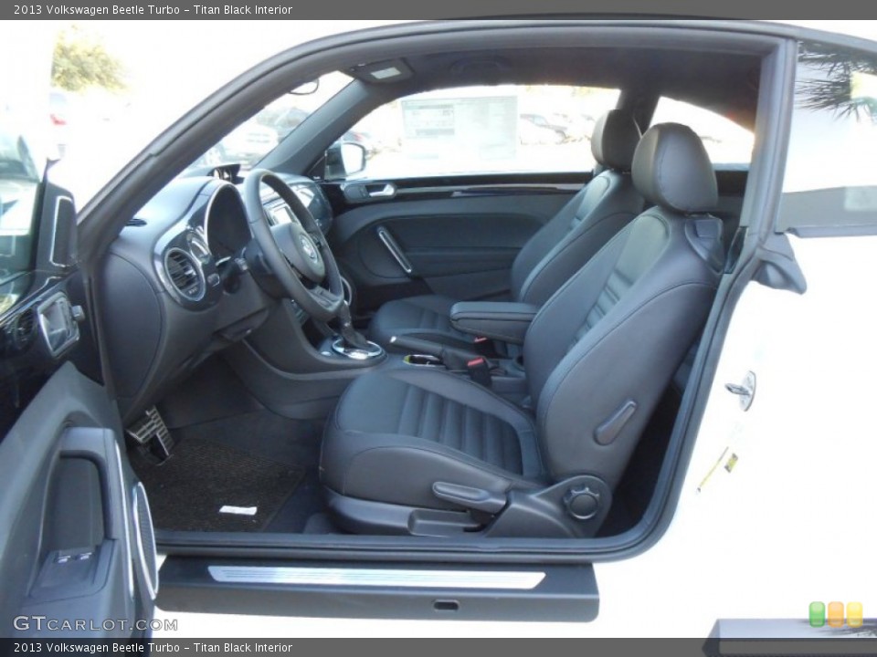 Titan Black Interior Prime Interior for the 2013 Volkswagen Beetle Turbo #72091108