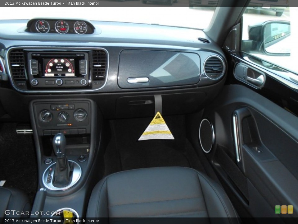Titan Black Interior Dashboard for the 2013 Volkswagen Beetle Turbo #72091183