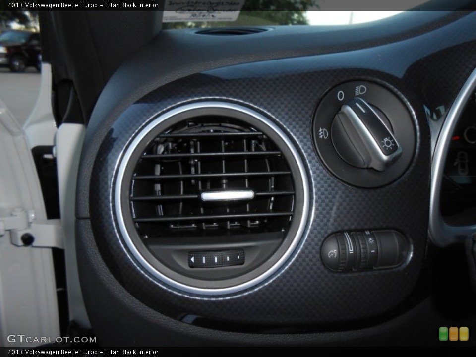 Titan Black Interior Controls for the 2013 Volkswagen Beetle Turbo #72091267