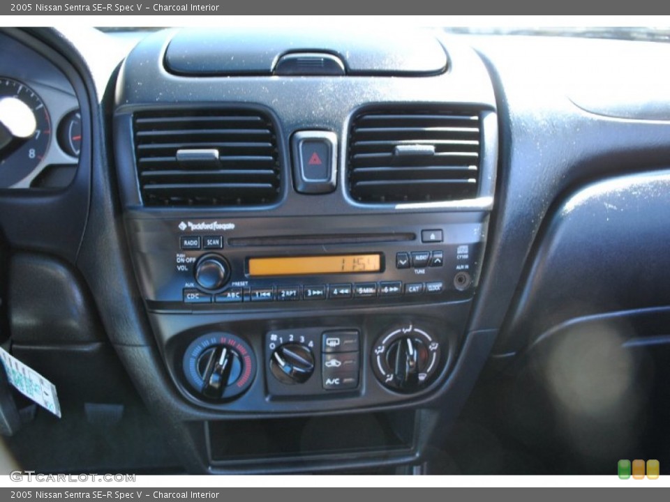 Charcoal Interior Controls for the 2005 Nissan Sentra SE-R Spec V #72091669