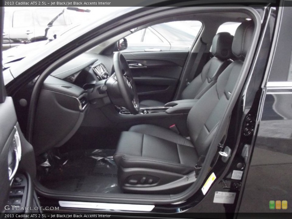 Jet Black/Jet Black Accents Interior Photo for the 2013 Cadillac ATS 2.5L #72091750