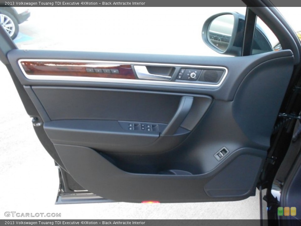Black Anthracite Interior Door Panel for the 2013 Volkswagen Touareg TDI Executive 4XMotion #72091927