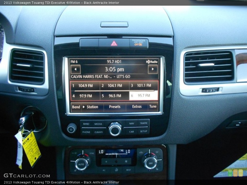 Black Anthracite Interior Controls for the 2013 Volkswagen Touareg TDI Executive 4XMotion #72092047