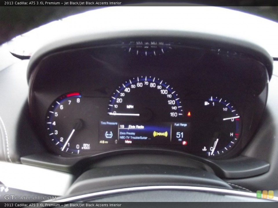 Jet Black/Jet Black Accents Interior Gauges for the 2013 Cadillac ATS 3.6L Premium #72092284