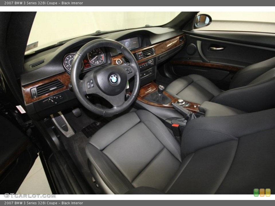 Black Interior Prime Interior for the 2007 BMW 3 Series 328i Coupe #72092635