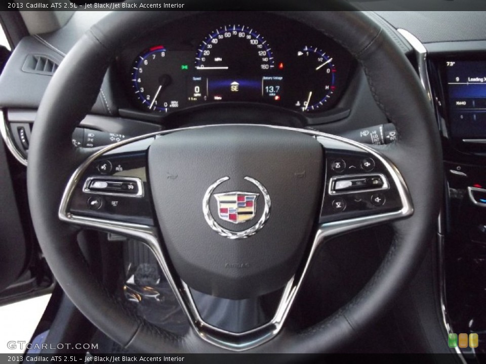 Jet Black/Jet Black Accents Interior Steering Wheel for the 2013 Cadillac ATS 2.5L #72092870