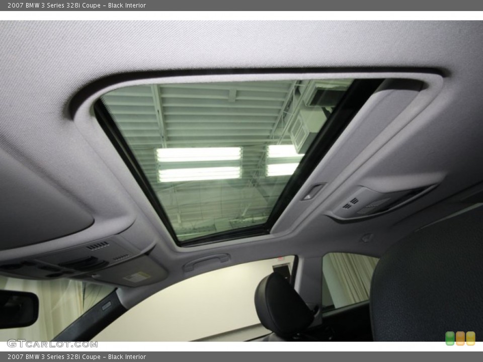 Black Interior Sunroof for the 2007 BMW 3 Series 328i Coupe #72093070