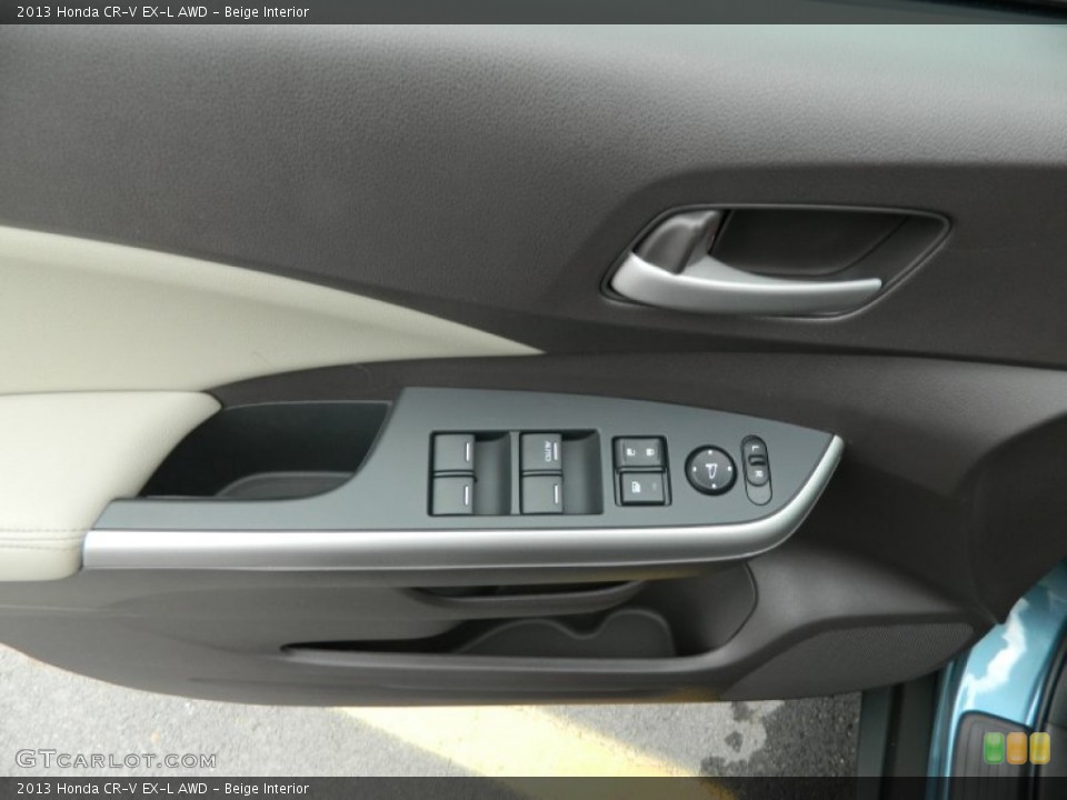 Beige Interior Controls for the 2013 Honda CR-V EX-L AWD #72093439